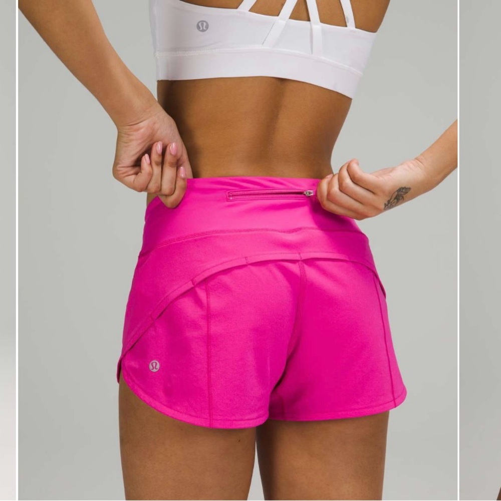 Lululemon Speed Up Low-Rise Short 2.5 Sonic pink